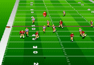 Bill Walsh College Football 95 (USA) In game screenshot